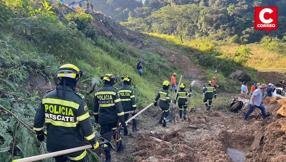 Más de 30 muertos tras deslizamiento en Colombia