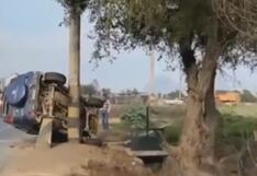 Trujillo: Conductor de camioneta se despista por evitar atropellar a un perro