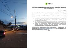 Ica: denuncian a conductor de aplicativo por presunto abuso sexual