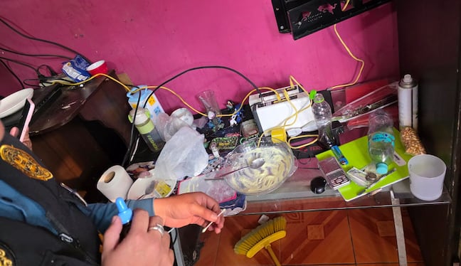 Detienen a joven de 19 años con variedad de drogas en Arequipa (Foto: PNP)