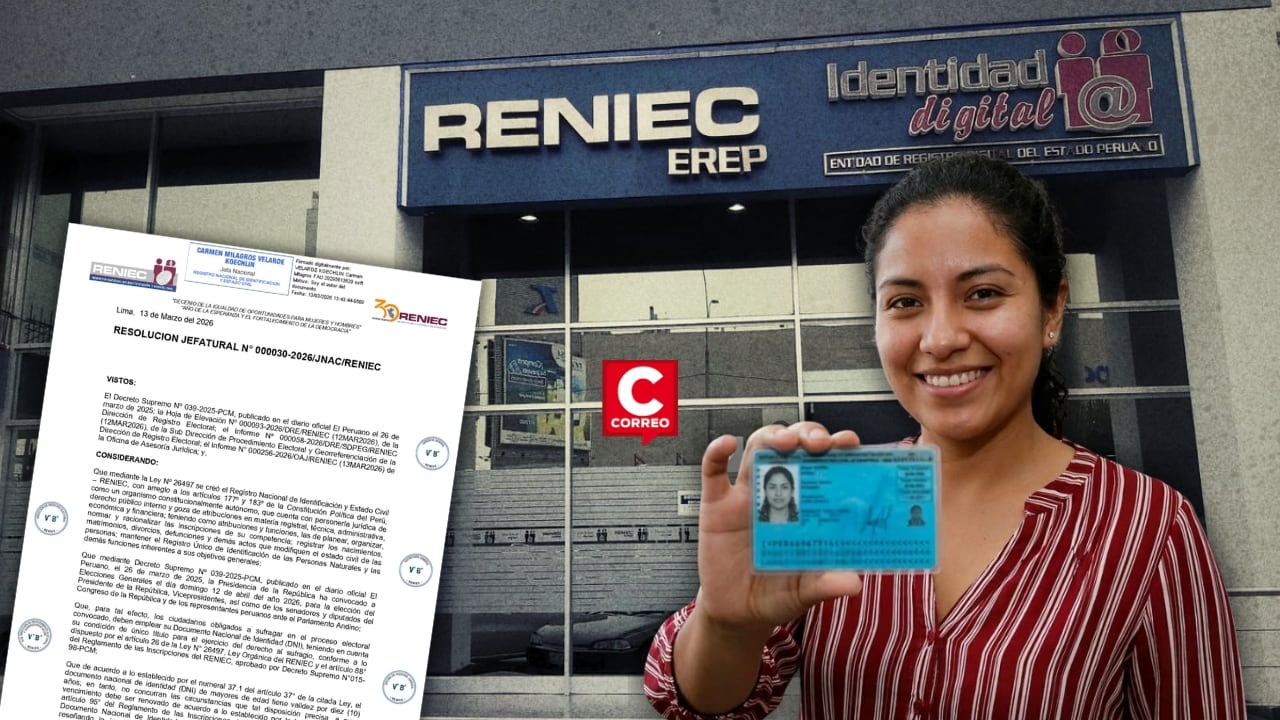 ¿DNI vencido? Reniec confirma que 2 millones de electores podrán votar el 12 de abril. Composición: Diario Correo.