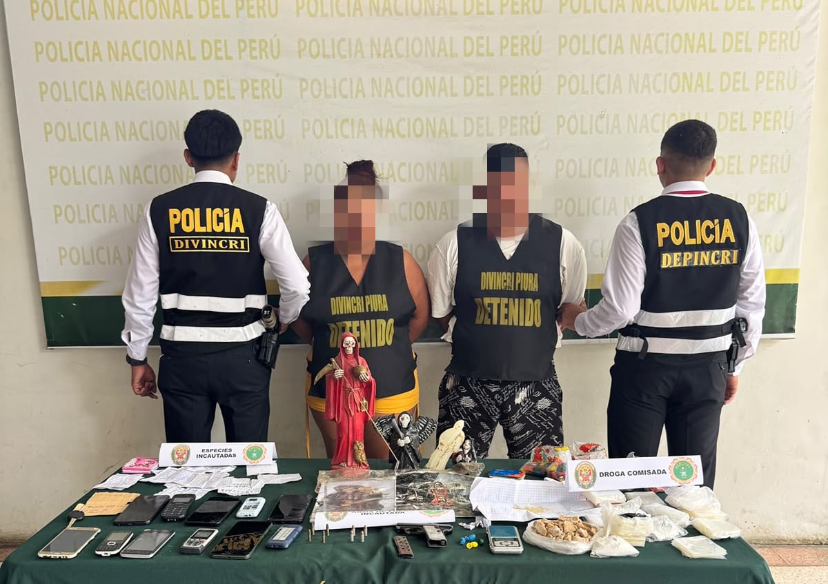 La Policía les halló droga y arma de fuego en Sullana