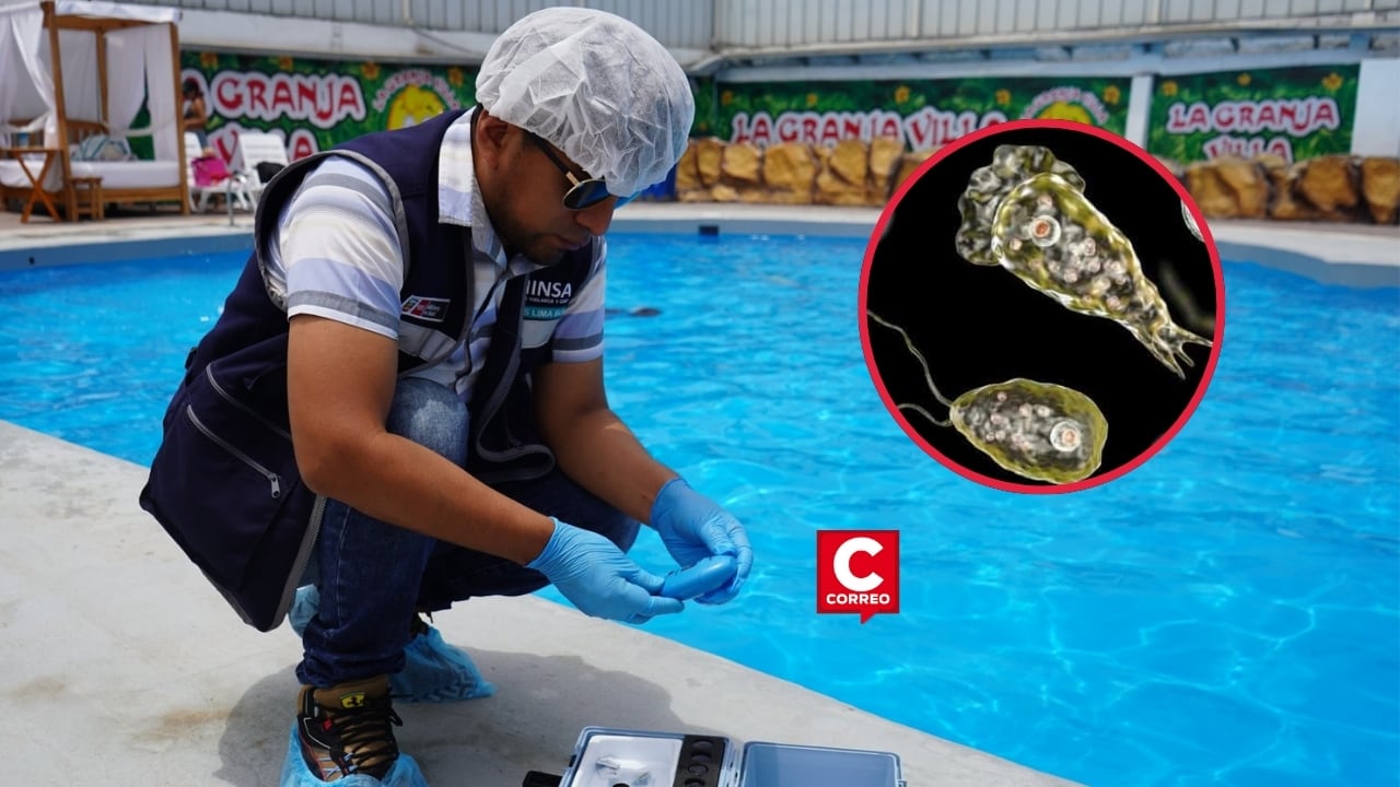 Verano Saludable 2026: solo 30% de 170 piscinas inspeccionadas cumplen normas sanitarias en Lima Sur. Composición: Diario Correo.