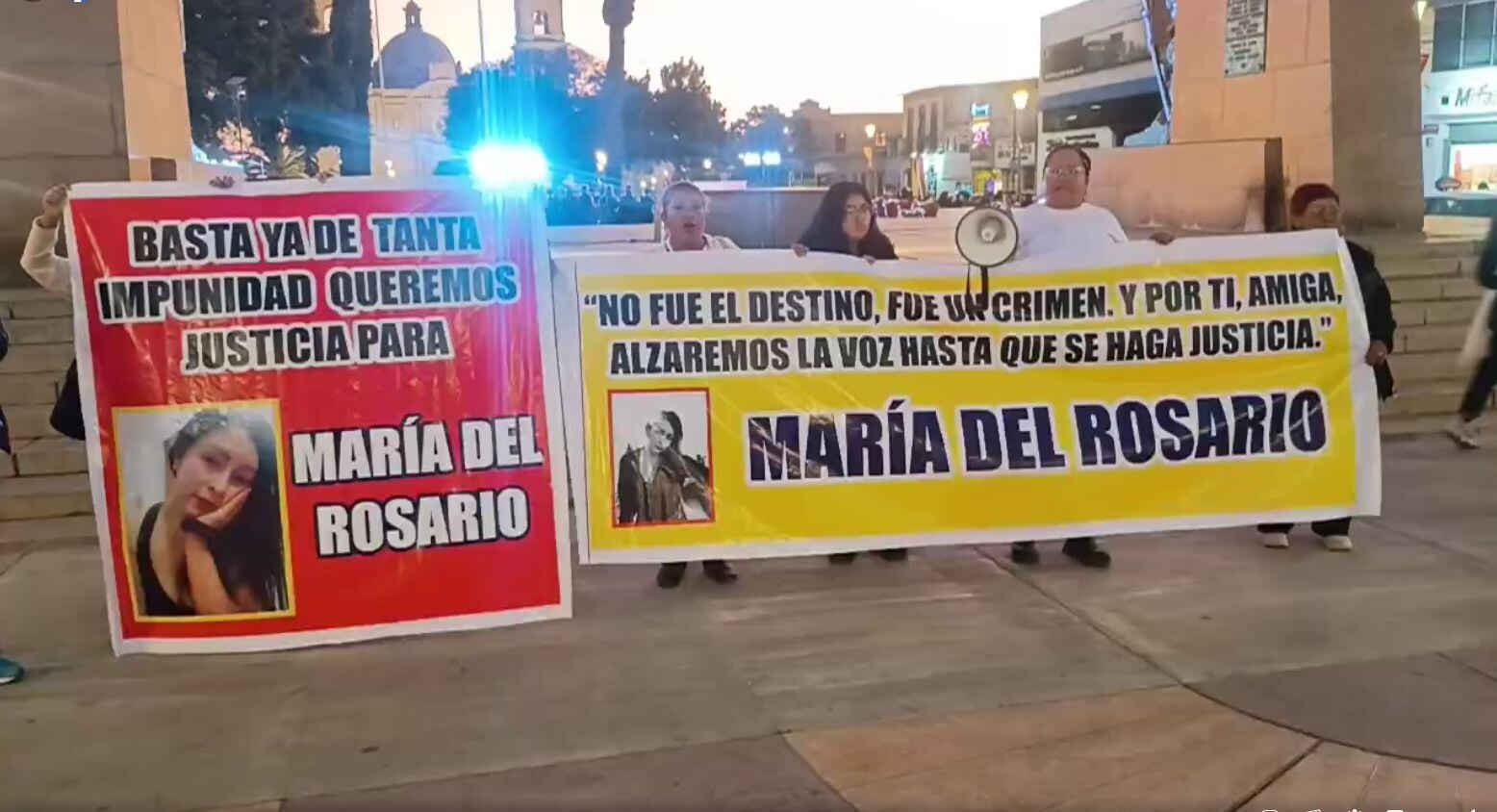 Grupos femeninos efectuaron una vigilia en el Centro Cívico de Tacna. (Foto: Difusión)