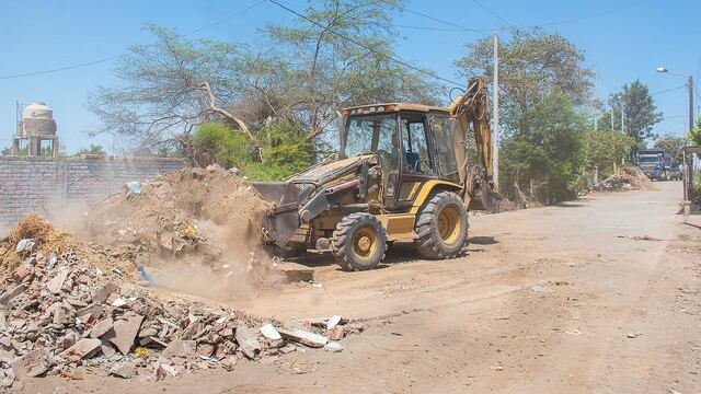 ​Intensifican trabajos de limpieza en el distrito de Subtanjalla