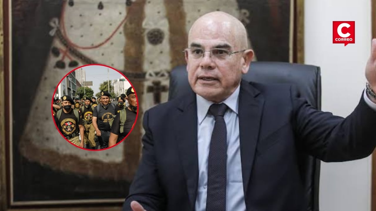 Ernesto Álvarez propone convocar a reservistas de las FF. AA. para trabajar en penales. Composición: Diario Correo.