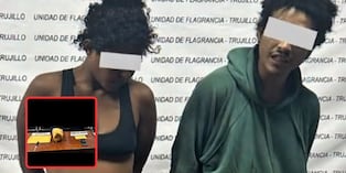 Policía los intervino en la intersección de la avenida Larco con el pasaje Santa Lucía.