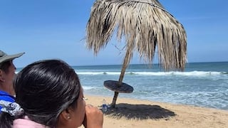 Piura: Madre ruega que el mar le devuelva a su hijo ahogado en playa San Pedro