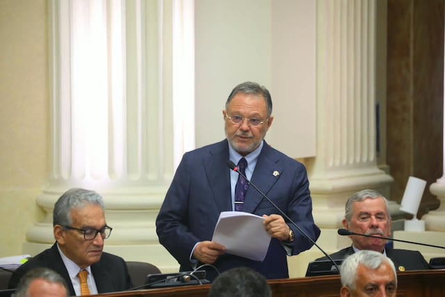 Senado aprueba con 35 votos facultades legislativas al Gobierno por 90 días (Foto: Antonio Melgarejo/GEC)