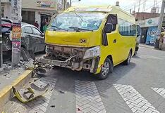 Mañana de accidentes en Arequipa con 8 heridos (VIDEO)