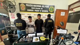 Pisco: desarticulan a la presunta banda delictiva “La mafia de San Andrés”