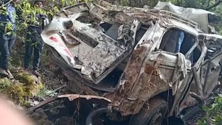 Combi cae a abismo de más de 500 metros en Ayacucho: cuatro personas mueren