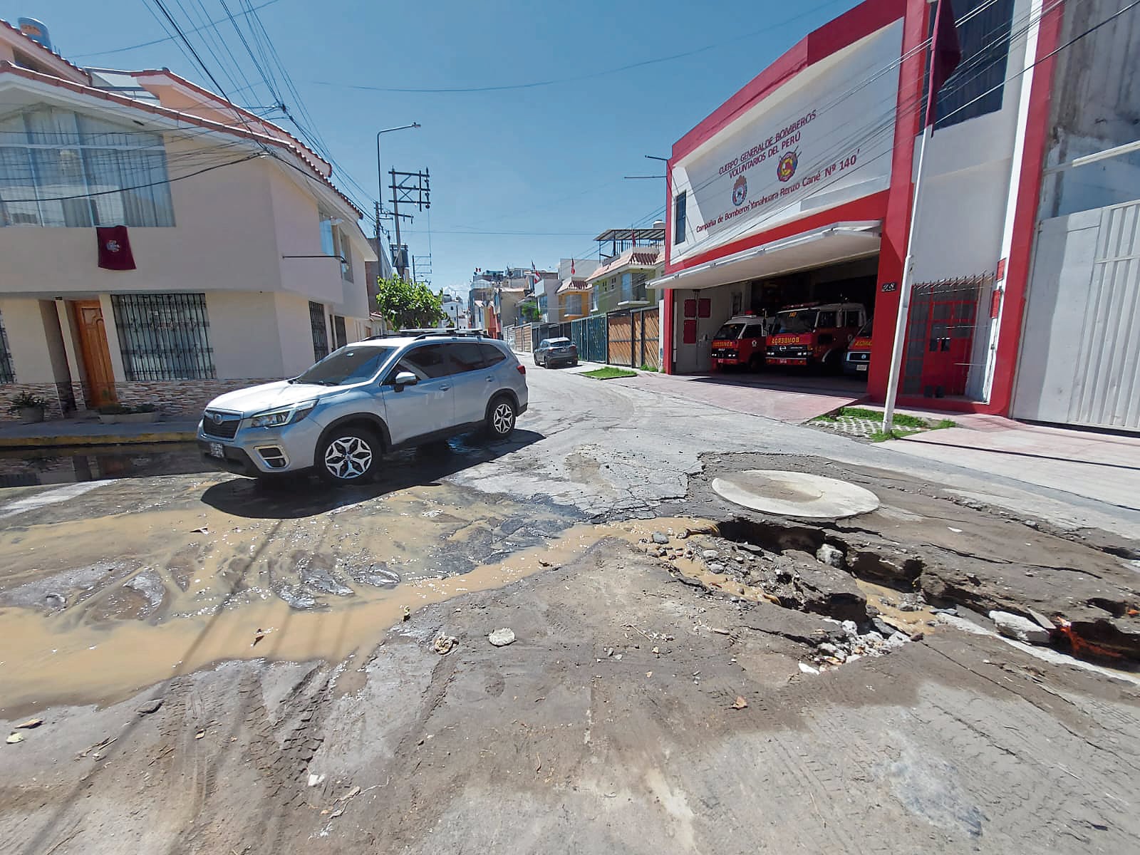 Vecinos temen inundación en el distrito de Yanahuara por falta de obras de prevención. Foto: GEC.