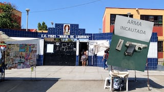Chiclayo: intervienen a escolar de 13 años con un arma de fuego dentro de colegio