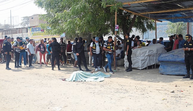 Piura: Sicarios matan a tiros a un vendedor en Sullana