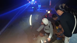 La Libertad: Motociclista resulta herido en accidente de tránsito en Virú