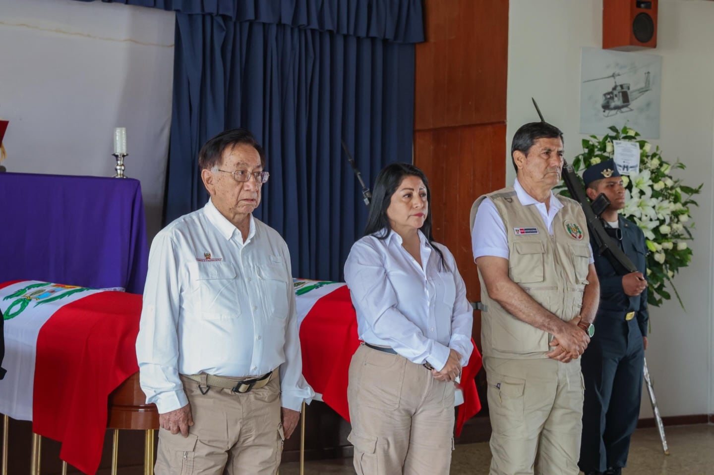 El presidente de la República, José María Balcázar, acudió acompañado de ministros (Foto: Presidencia de la República)