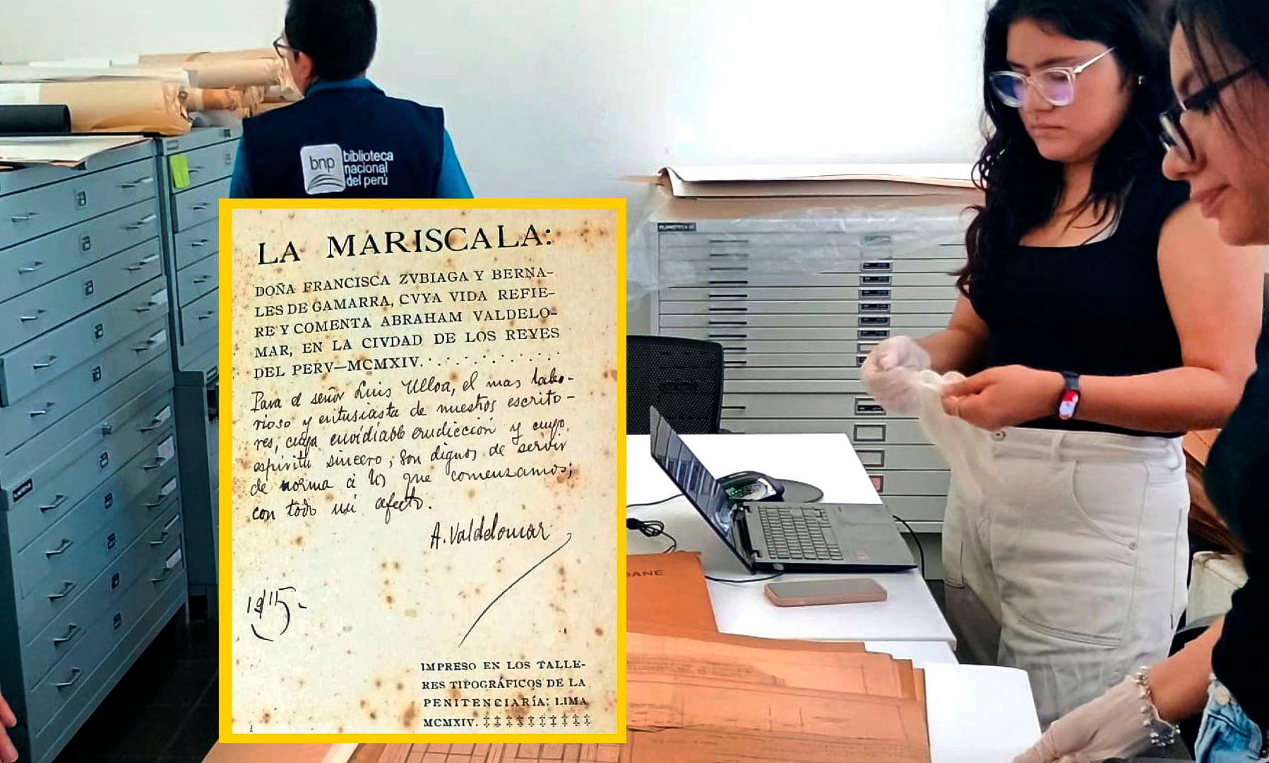 Negativos y cuatro unidades bibliográficas son un importante testimonio de la historia de Piura.