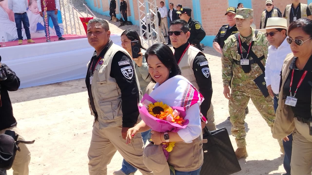 Keiko Fujimori en Arequipa (Foto: Álvaro Figueroa/@photo.gec)