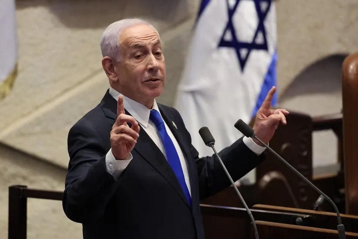 El primer ministro israelí, Benjamín Netanyahu. Foto: EFE/EPA/Abir Sultan