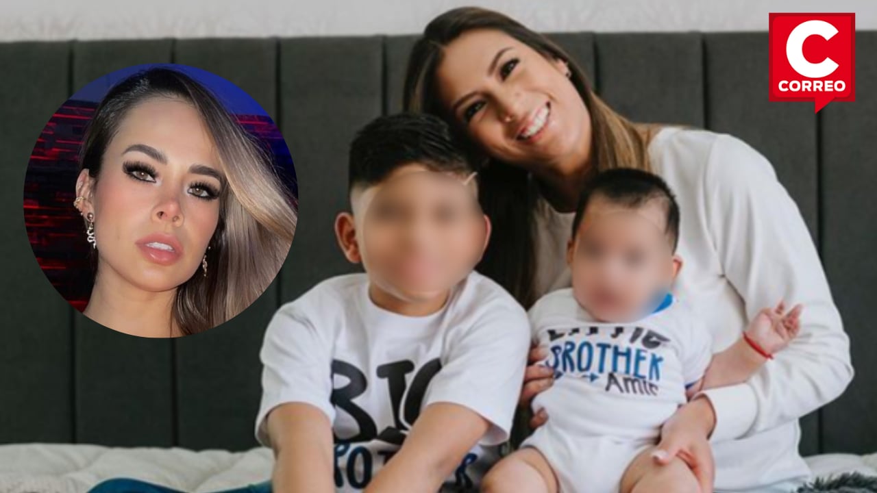 Hijos de Paolo Hurtado encaran a Jossmery Toledo en centro comercial.