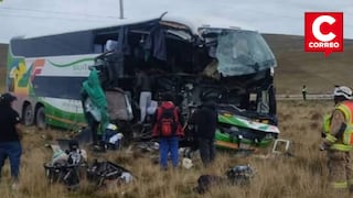 Pasco: Dos mujeres fallecen tras choque frontal entre bus interprovincial y volquete