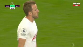 Gol de Tottenham: Harry Kane anota el 1-0 sobre Arsenal por la Premier League