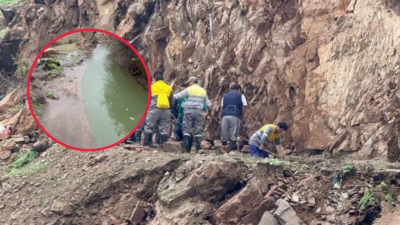Riesgo latente por fisura de canal de riego en Mejía, tras desborde que afectó cultivos (Foto: Municipalidad de Mejía)