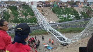 Edelnor: esto fue  lo que dijo tras caída de puente en el Callao