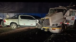 Nasca: triple choque en la Panamericana Sur deja cuantiosos daños materiales