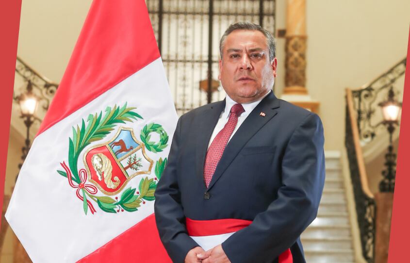 Gustavo Adrianzén tomó juramento como el nuevo titular de la PCM. (Foto: PCM)