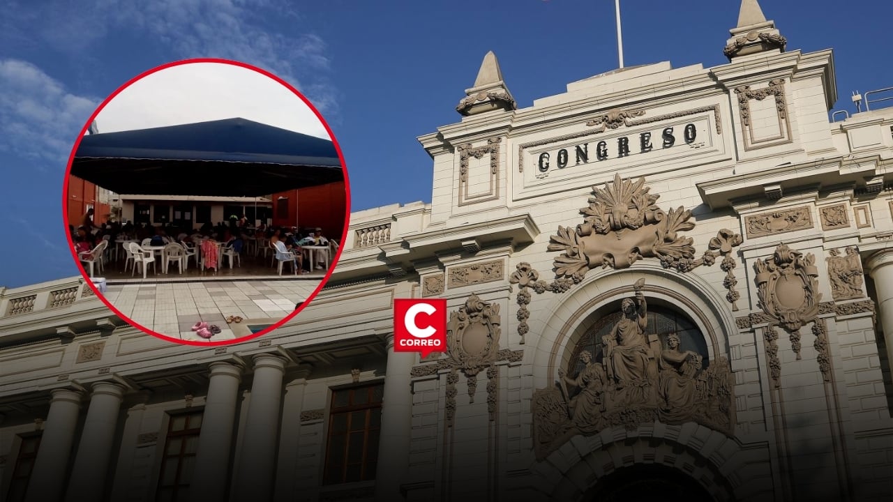 Congreso inicia polémica remodelación de club recreativo en pleno cierre de gestión. Composición: Diario Correo.