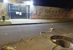 Trujillo: Ciudadano herido tras caer en buzón sin tapa (VIDEO)