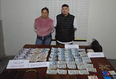 Pisco: detienen a dos sospechosos con explosivo y dinero que sería de la extorsión