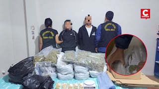 SJM: detienen a mujer con más de 56 kilos de marihuana que usaba negocio de café como fachada