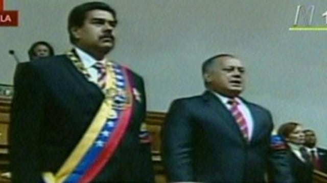 Maduro juramenta como presidente encargado de Venezuela