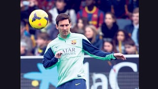Messi ya está recuperado: Anotó tres goles en un partido de práctica del Barcelona 