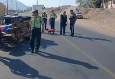 Una comerciante fallecida y tres heridos deja choque de mototaxis en Arequipa