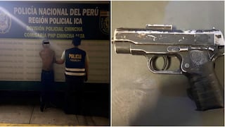 Chincha: atrapan a sujeto sindicado de amenazar con pistola a trabajador para robar en grifo