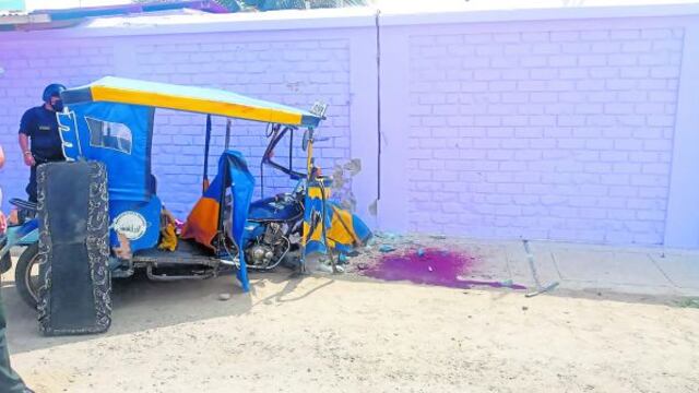 Tumbes: Mototaxista muere en accidente