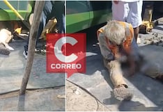 Nasca: ómnibus aplasta mano de llantero mientras realizaba mantenimiento en Marcona