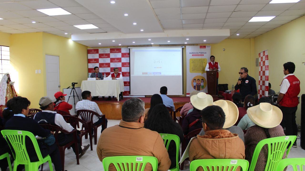 Este jueves 30 de mayo en el Teatro Municipal “Túpac Amaru II”, se realizará la audiencia pública “La Contraloría te escucha”.