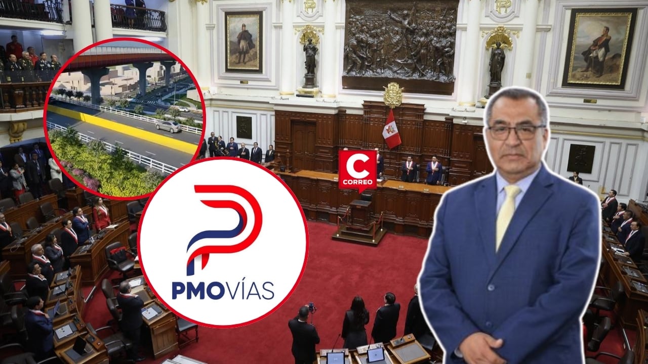 Congreso aprueba interpelar a ministro de Transportes por viaducto Santa Rosa y Carretera Central. Composición: Diario Correo.