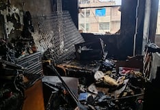 Cuatro personas heridas durante incendio en Trujillo