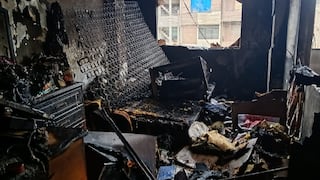 Cuatro personas heridas durante incendio en Trujillo