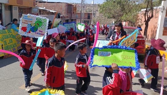 Semana de la Vacunación de Las Américas se lanzó en colegio de Paucarpata. (Foto: GEC)