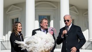 EE.UU.: Joe Biden indultó a dos pavos por el Día de Acción de Gracias en la Casa Blanca