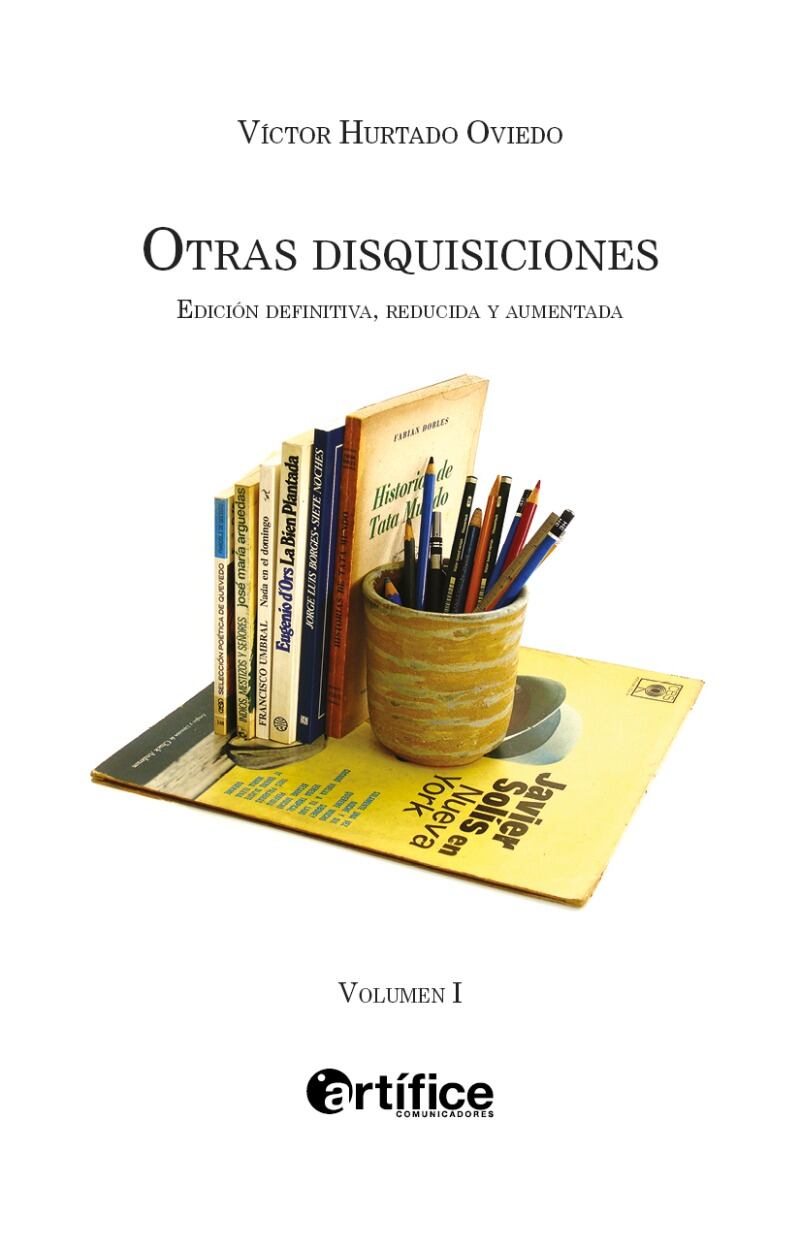 Portada de "Otras disquisiciones" (Foto: Artífice)