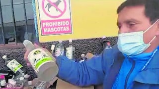 Incautan licor adulterado que estaba listo para su venta en Huamachuco  