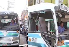 Rímac: Accidente entre cúster y bus deja al menos 10 heridos